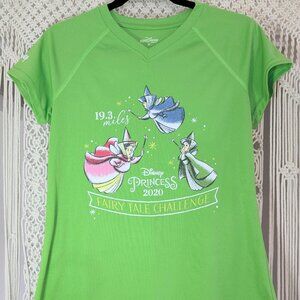 2020 RunDisney Princess Fairy Tale Challenge Green Fairy Godmothers Race Shirt M